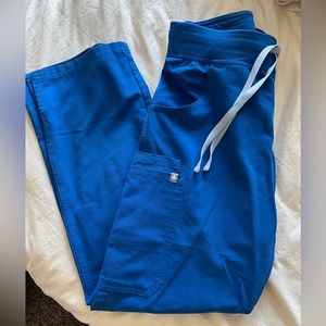 Royal Blue FIGS scrub bottoms